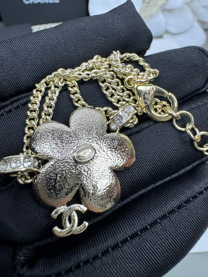 [Glow Muse]VOLTE New Blue Floral Double-Layer Bracelet