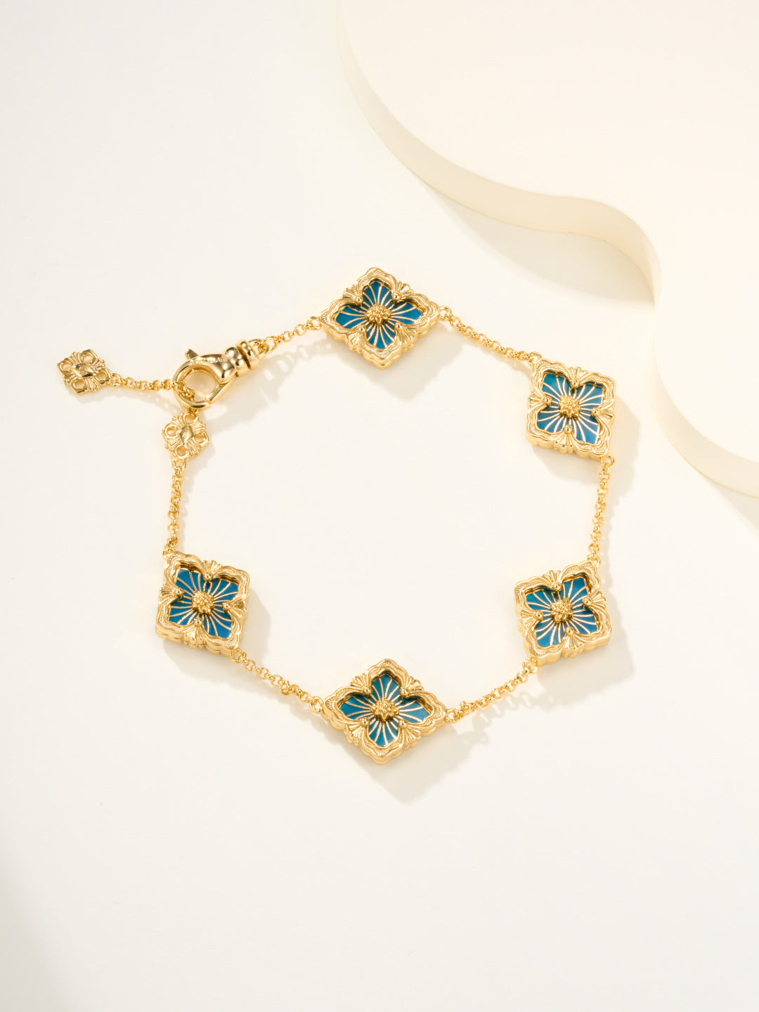 [⭐Glow Muse]B.C.L ENAMELED Five-Flower Bracelet（Various Colors)