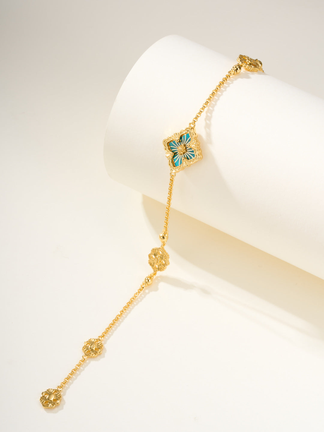[⭐Glow Muse]B.C.L ENAMELED One-Flower Bracelet（Various Colors)