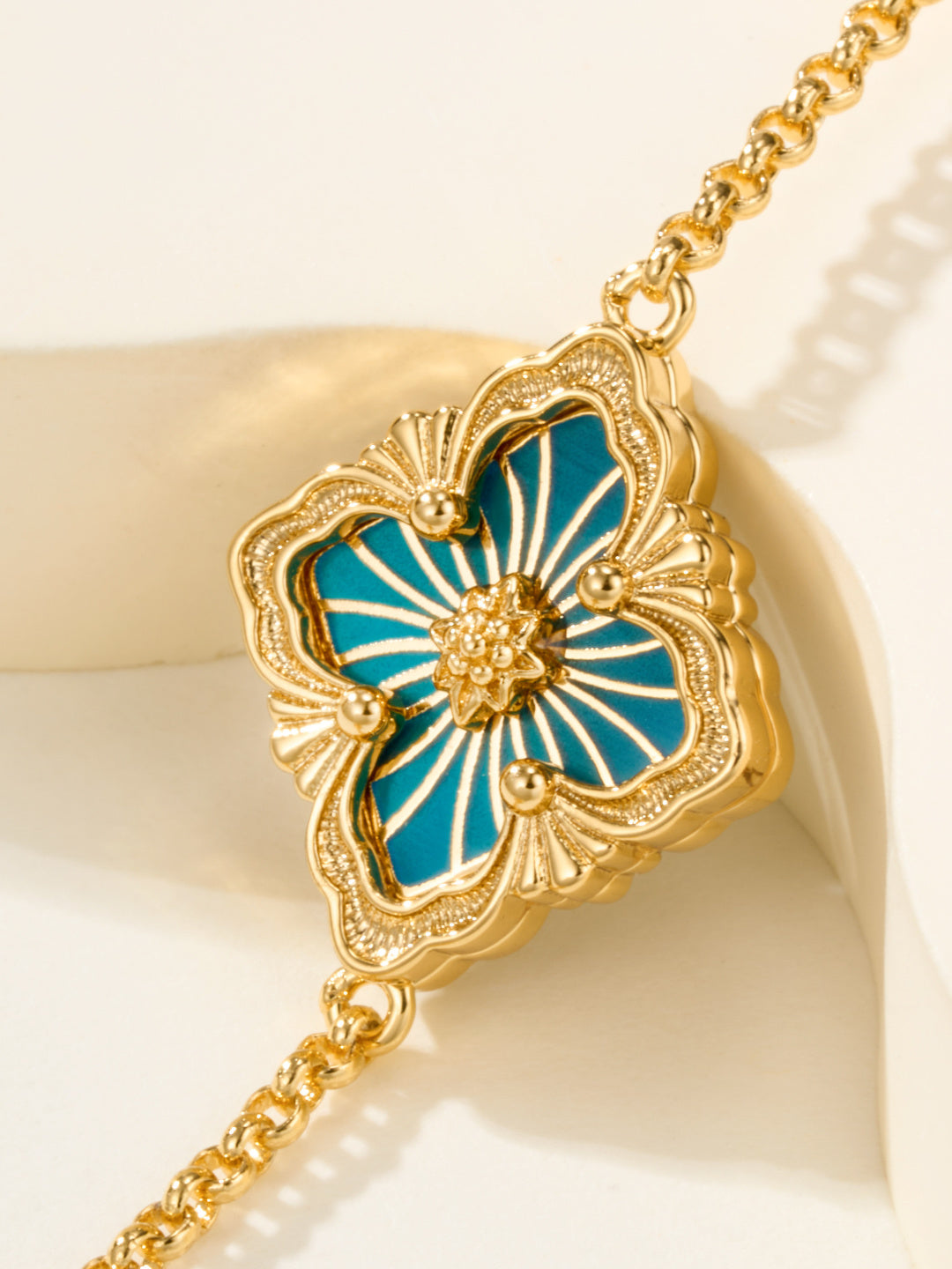 [⭐Glow Muse]B.C.L ENAMELED One-Flower Bracelet（Various Colors)
