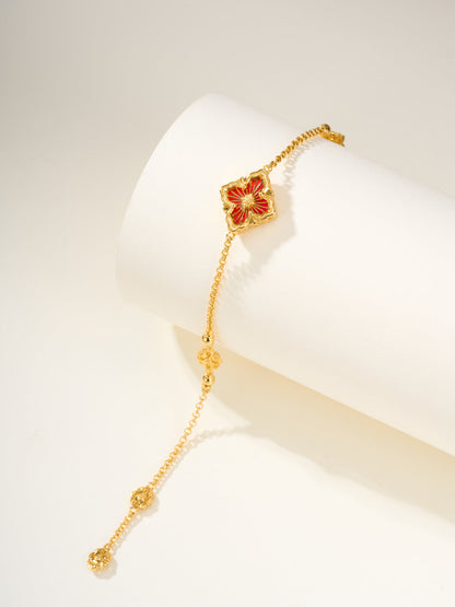 [⭐Glow Muse]B.C.L ENAMELED One-Flower Bracelet（Various Colors)