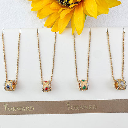 [⭐Glow Muse] B.C.L “Little Waist” Enamel  NECKLACE（Various colors