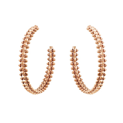 [Glow Muse]CLASH LARGE HOOP EARRINGS