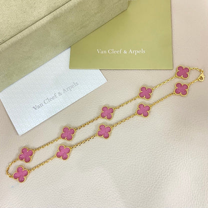 [⭐Glow Muse]CLOVER 10 MOTIFS  NEW BUBBLE PINK ENAMEL