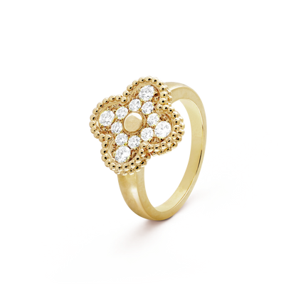 [Glow Muse]CLOVER DIAMOND RING