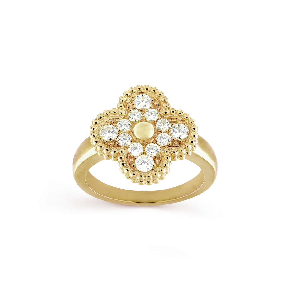 [Glow Muse]CLOVER DIAMOND RING