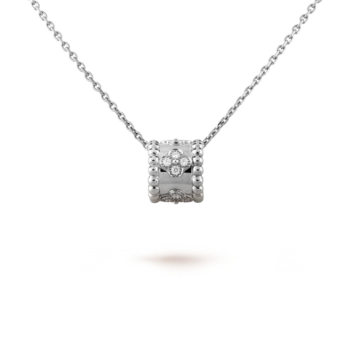 [Glow Muse]PERLEE PEDANT SIVLER DIAMOND NECKLACE