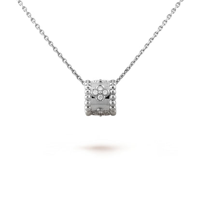 [Glow Muse]PERLEE PEDANT SIVLER DIAMOND NECKLACE