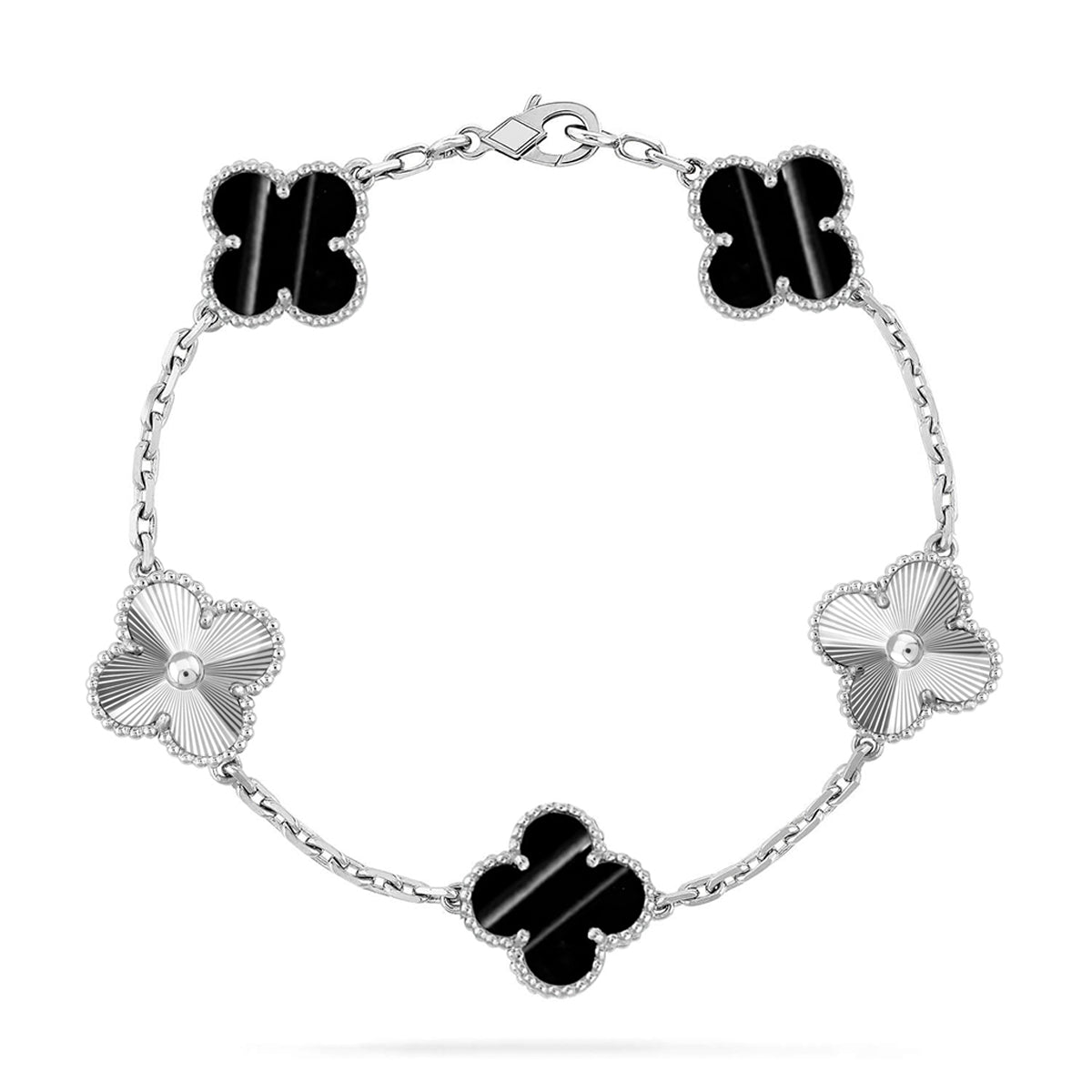 [⭐Glow Muse] CLOVER 5 MOTIF PULSAR STONE BRACELET COLLECTION