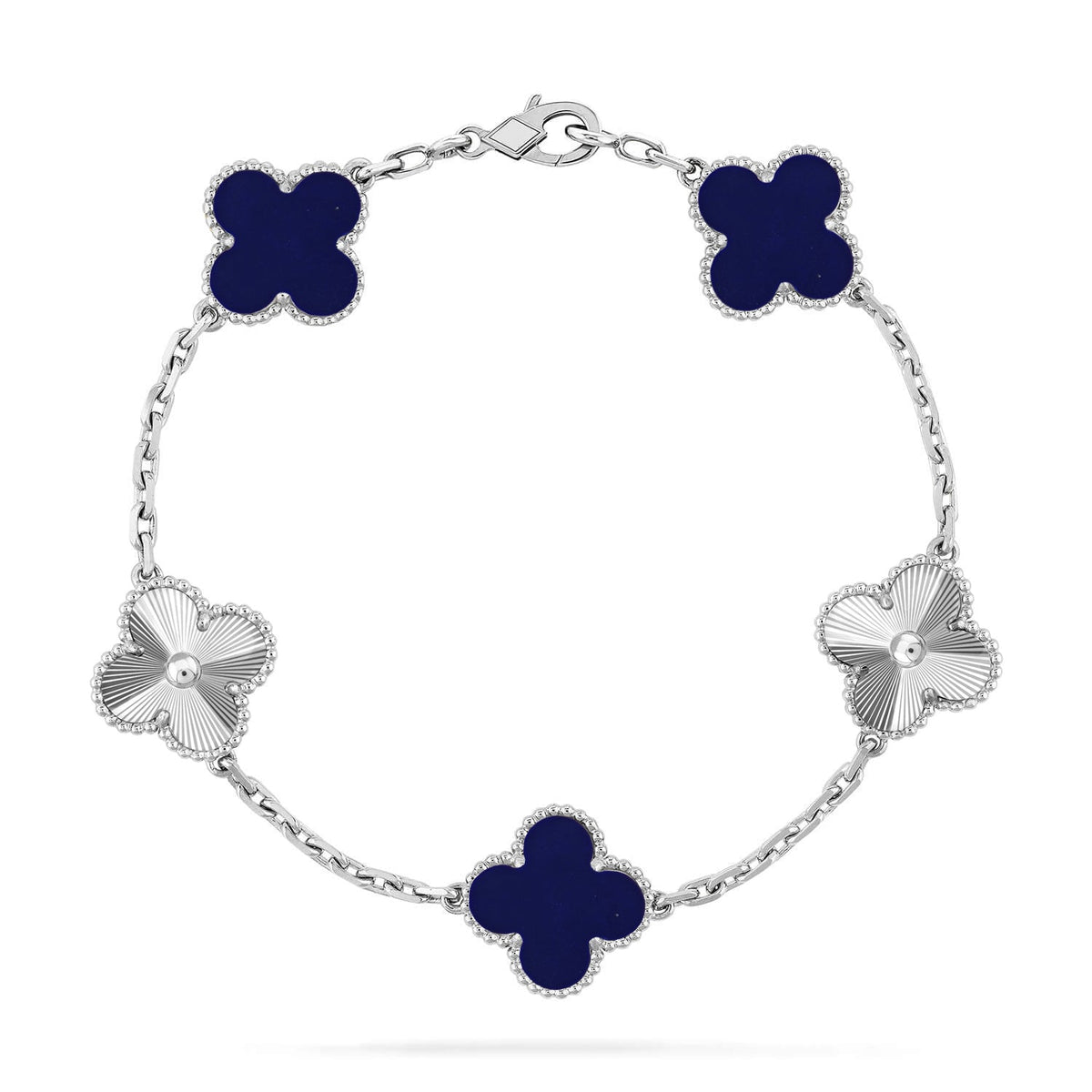 [⭐Glow Muse]CLOVER 5 MOTIF LAPIS LAZULI BRACELET COLLECTION