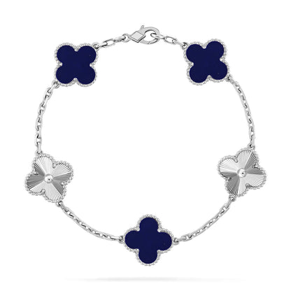 [⭐Glow Muse]CLOVER 5 MOTIF LAPIS LAZULI BRACELET COLLECTION