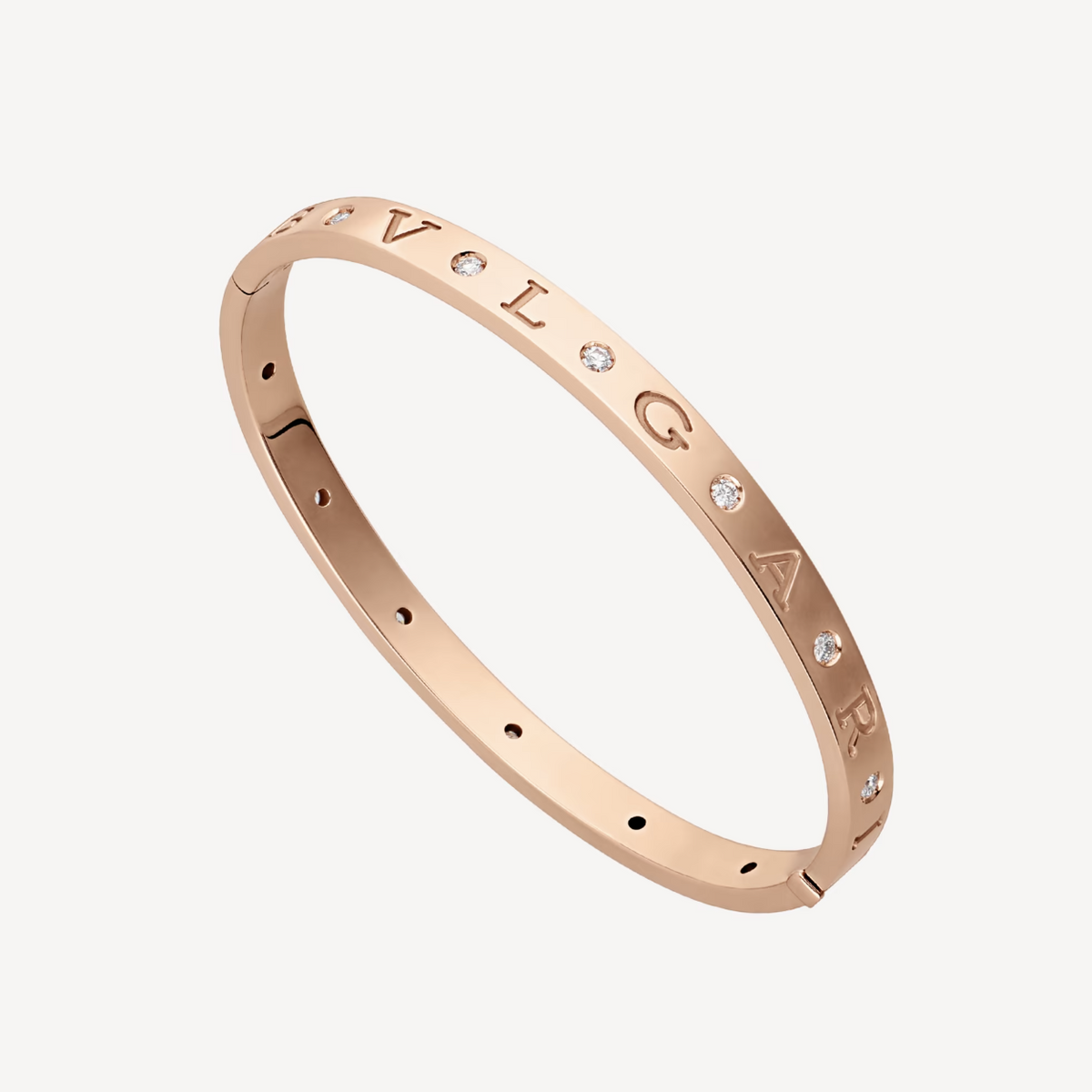 [Glow Muse]ZERO 1 PINK GOLD 12 DIAMONDS BRACELET