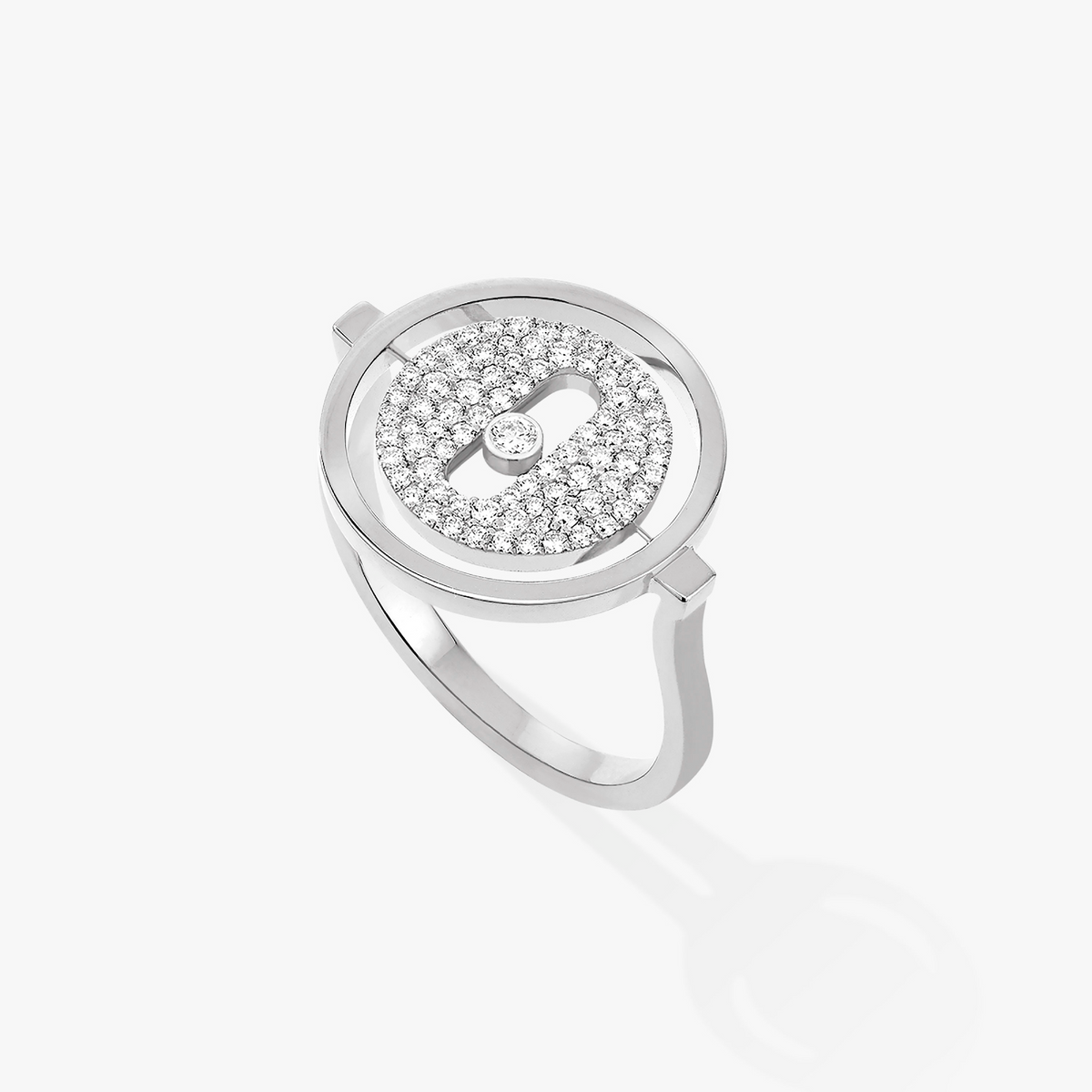[Glow Muse]Demo MOVE PAVED SILVER DIAMOND RING