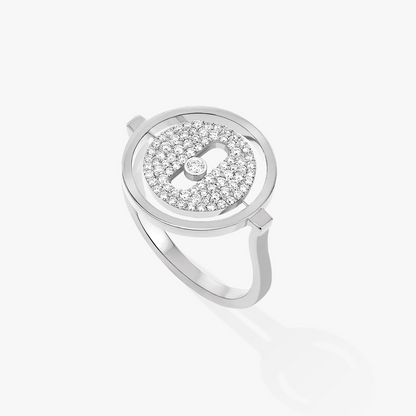 [Glow Muse]Demo MOVE PAVED SILVER DIAMOND RING