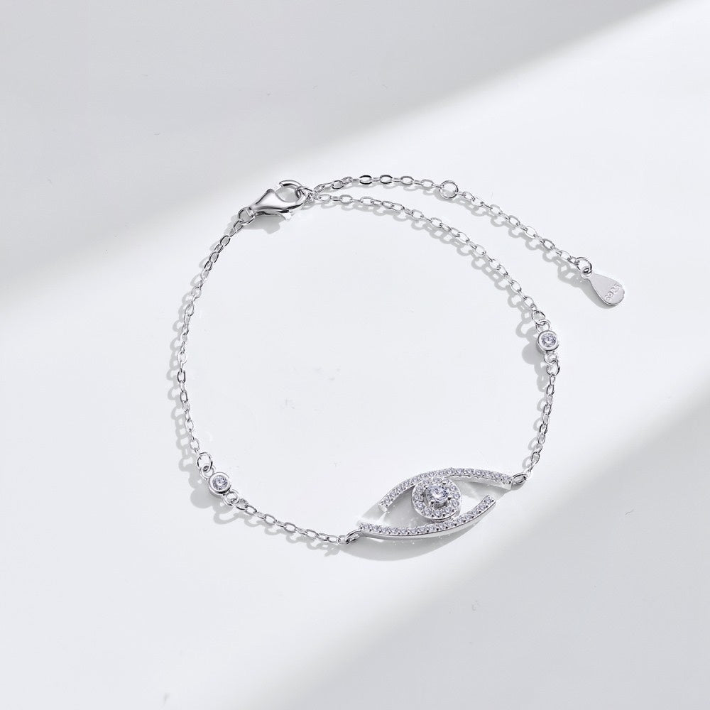 [Glow Muse]Demo Eye Pave-Set Diamond Bracelet