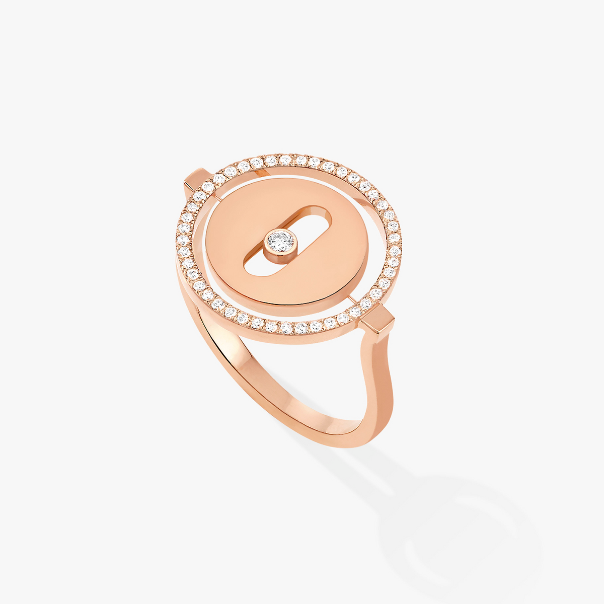 [Glow Muse]Demo MOVE PINK GOLD DIAMOND RING