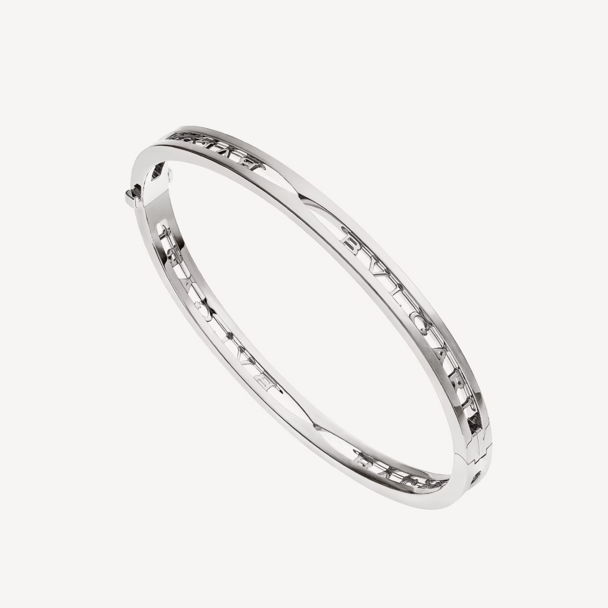 [Glow Muse]ZERO 1 SPIRAL LOGO SILVER BRACELET