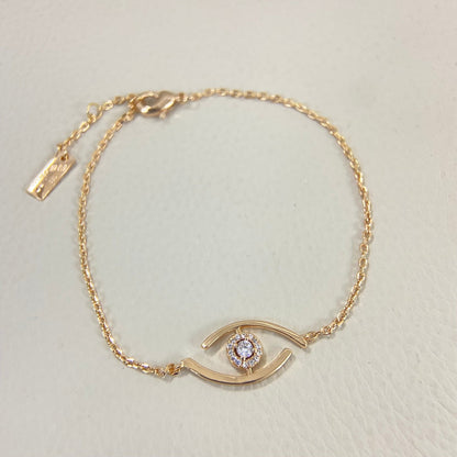 [Glow Muse]Demo Eye Pave-Set Diamond Bracelet