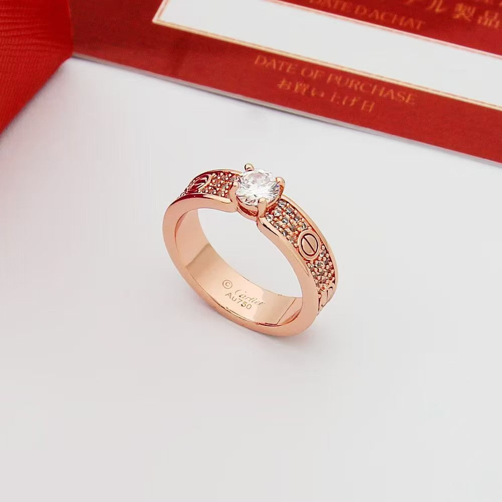 [Glow Muse]Starry Sky Diamond Ring