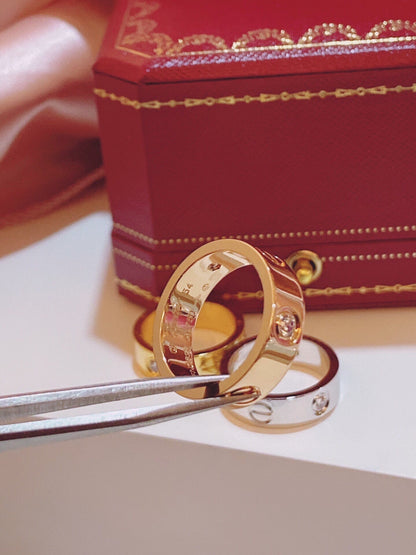 [Glow Muse]Three-Diamond Ring