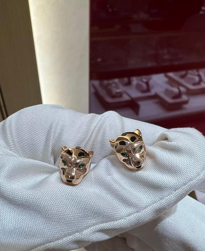 [Glow Muse]CHRRTAH-PRINT STUD EARRINGS, THREE COLORS