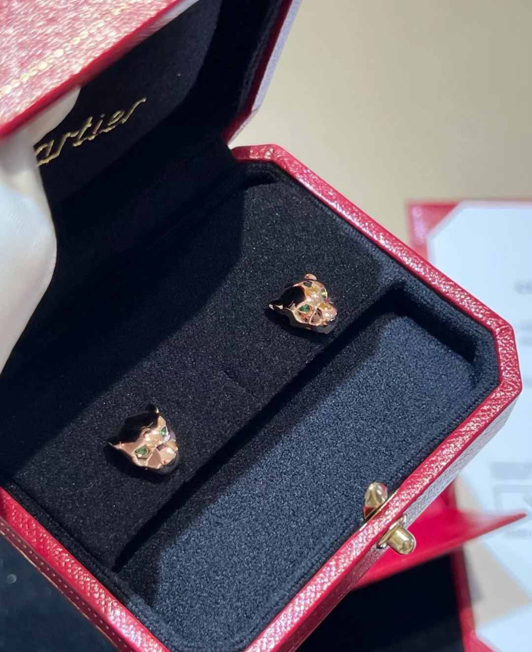 [Glow Muse]CHRRTAH-PRINT STUD EARRINGS, THREE COLORS