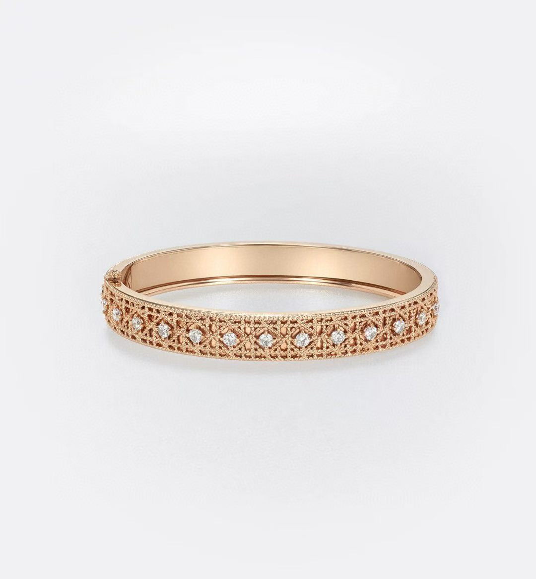 [Glow Muse]2026 WOVEN-PATTERN BRACELET SET WITH FULL DIAMOND INLAY THREE-COLORS