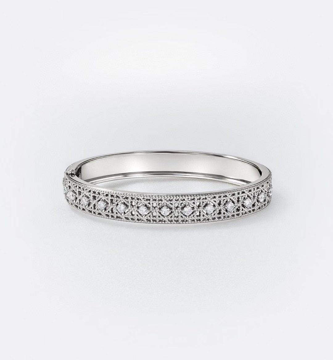 [Glow Muse]2026 WOVEN-PATTERN BRACELET SET WITH FULL DIAMOND INLAY THREE-COLORS