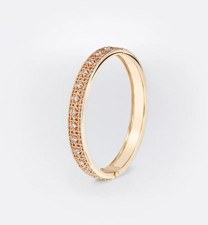 [Glow Muse]2026 WOVEN-PATTERN BRACELET SET WITH FULL DIAMOND INLAY THREE-COLORS