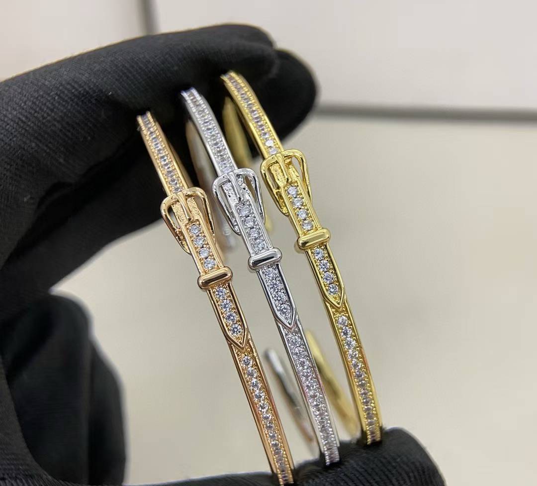 [Glow Muse]DIAMOND-ENCRUSTED BRACELET THREE COLORS