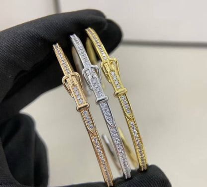 [Glow Muse]DIAMOND-ENCRUSTED BRACELET THREE COLORS