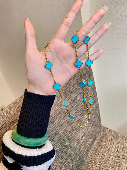 [Glow Muse]CLOVER 20 MOTIFS TURQUOISE GOLD
