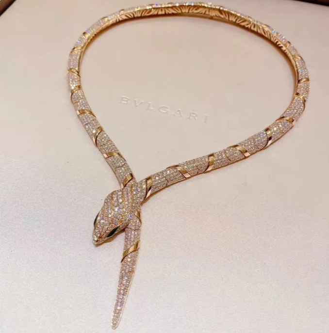 [Glow Muse]HAUTE COUTURE GOLD SERPENTI NECKLACE