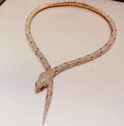 [Glow Muse]HAUTE COUTURE GOLD SERPENTI NECKLACE