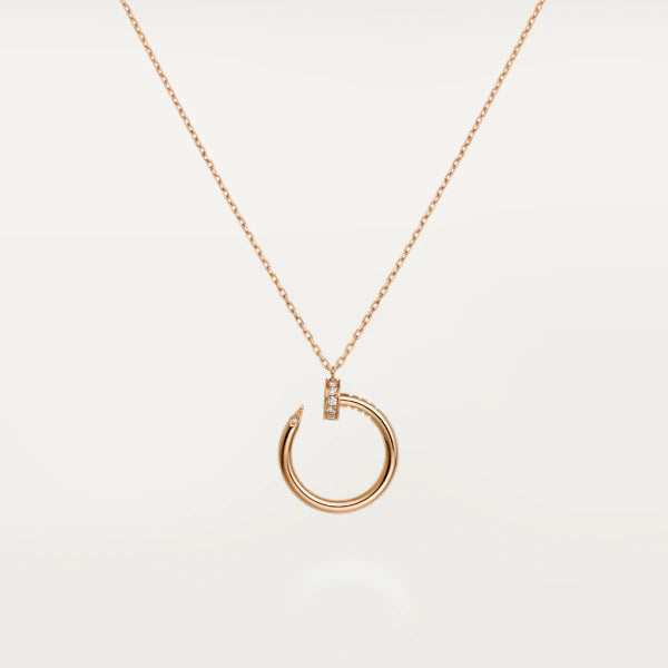 [Glow Muse]JUSTE NECKLACE PINK GOLD