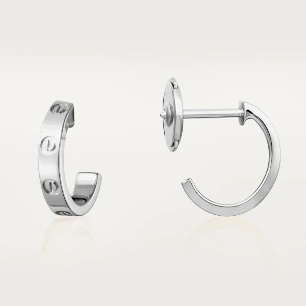 [Glow Muse]LOVE EARRINGS 2.65MM SILVER