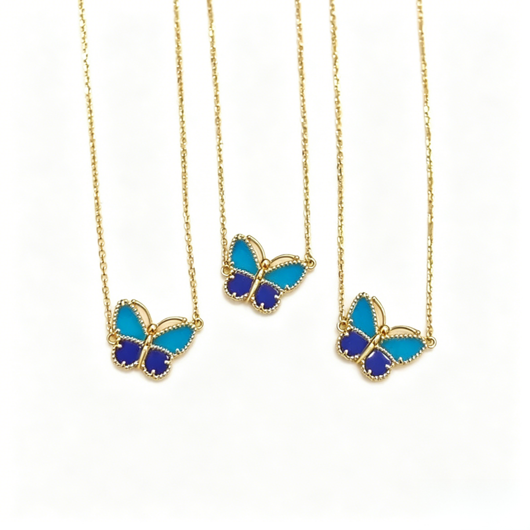 [Glow Muse] 2026 NEW LUCKY BUTTERFLY 1 MOTIFS NECKLACE