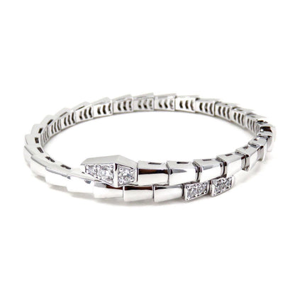 [Glow Muse]SERPENTI BRACELET DIAMONDS SILVER