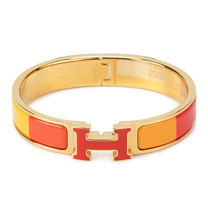 [Glow Muse]H BRACELET ORANGE RAINBOW CERAMIC