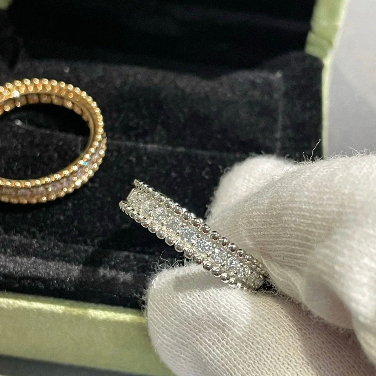 [Glow Muse]PERLEE DIAMOND ROSE GOLD RING