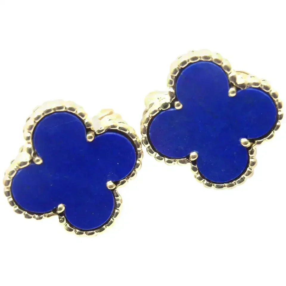 [Glow Muse]CLOVER MINI 9.5MM TURQUOISE EARRINGS