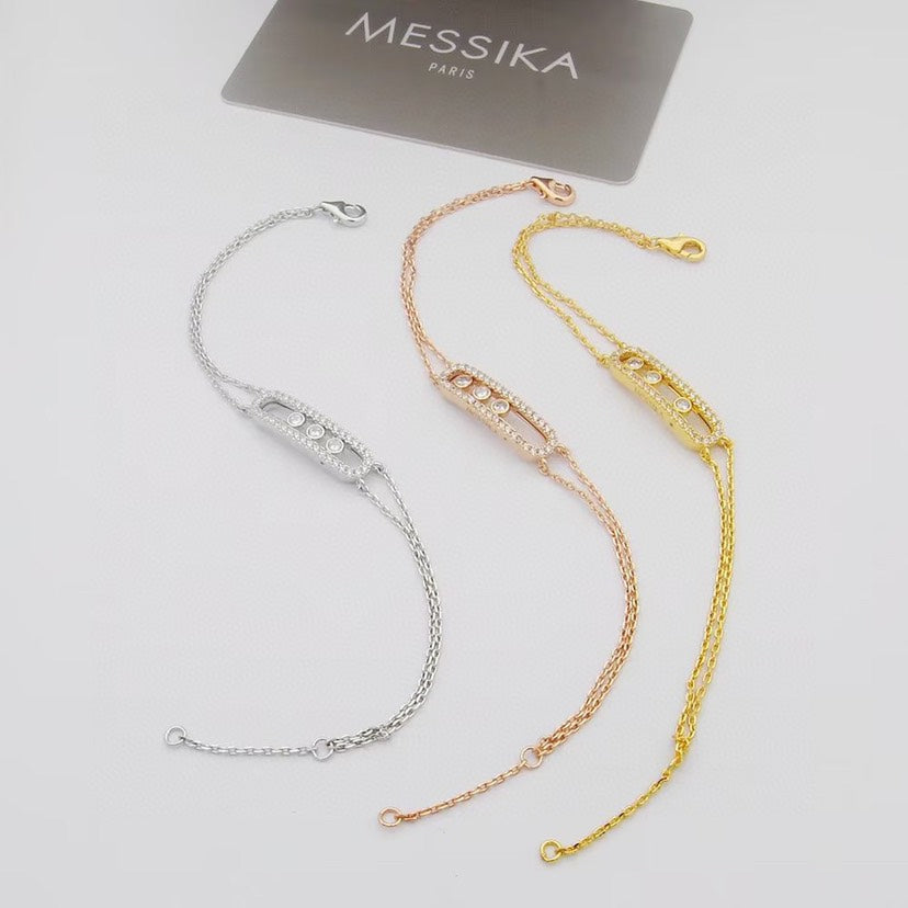 [Glow Muse] Move Classique pavé bracelet