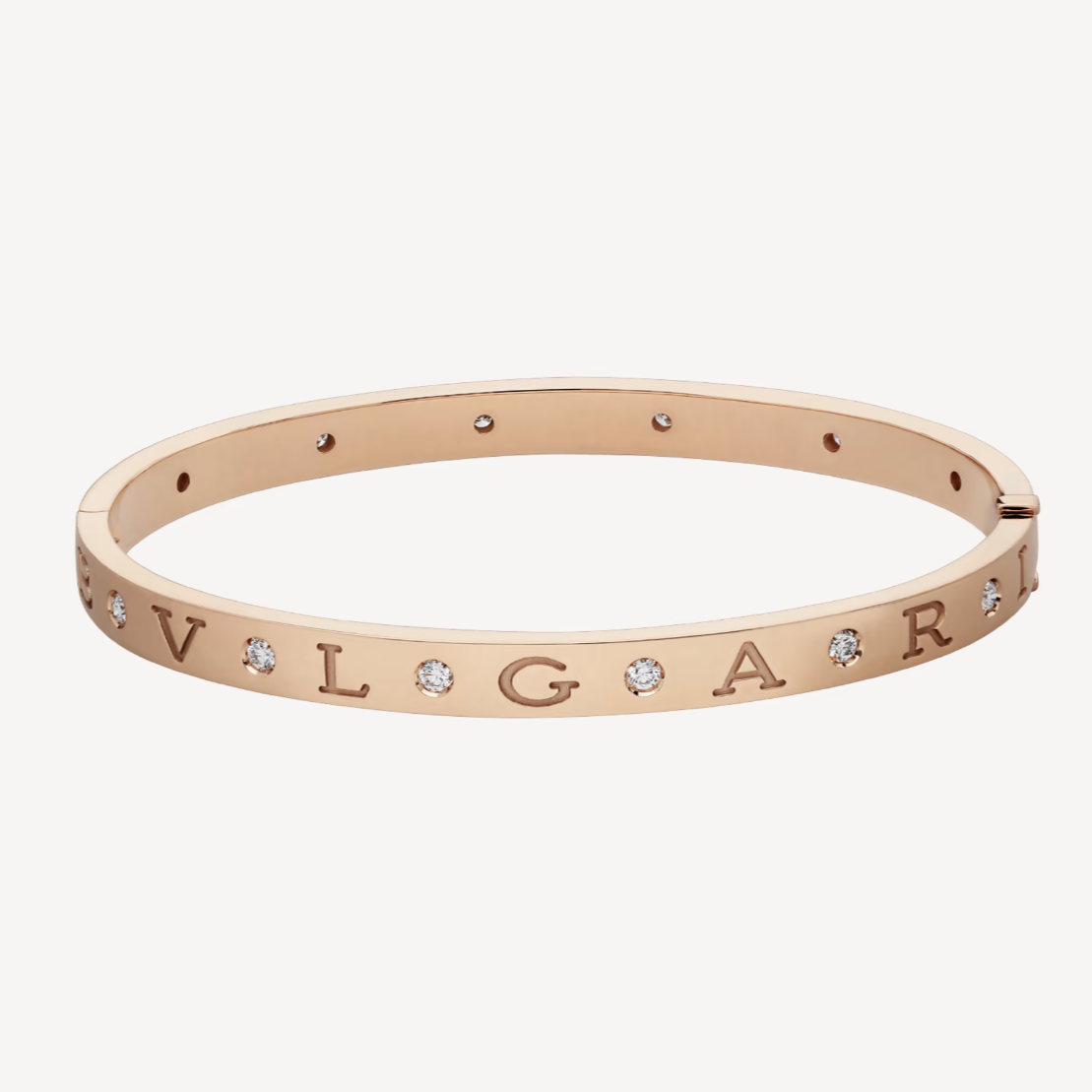 [Glow Muse]ZERO 1 PINK GOLD 12 DIAMONDS BRACELET