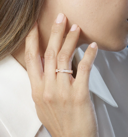 [Glow Muse]ALLIANCE LIENS VIDENCE PAVED DIAMOND 4MM RING
