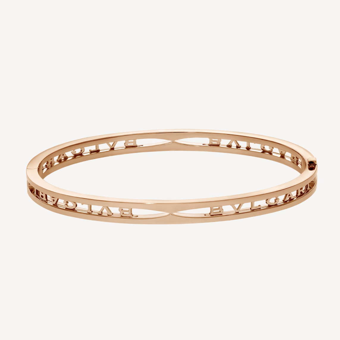 [Glow Muse]ZERO 1 SPIRAL LOGO PINK GOLD BRACELET