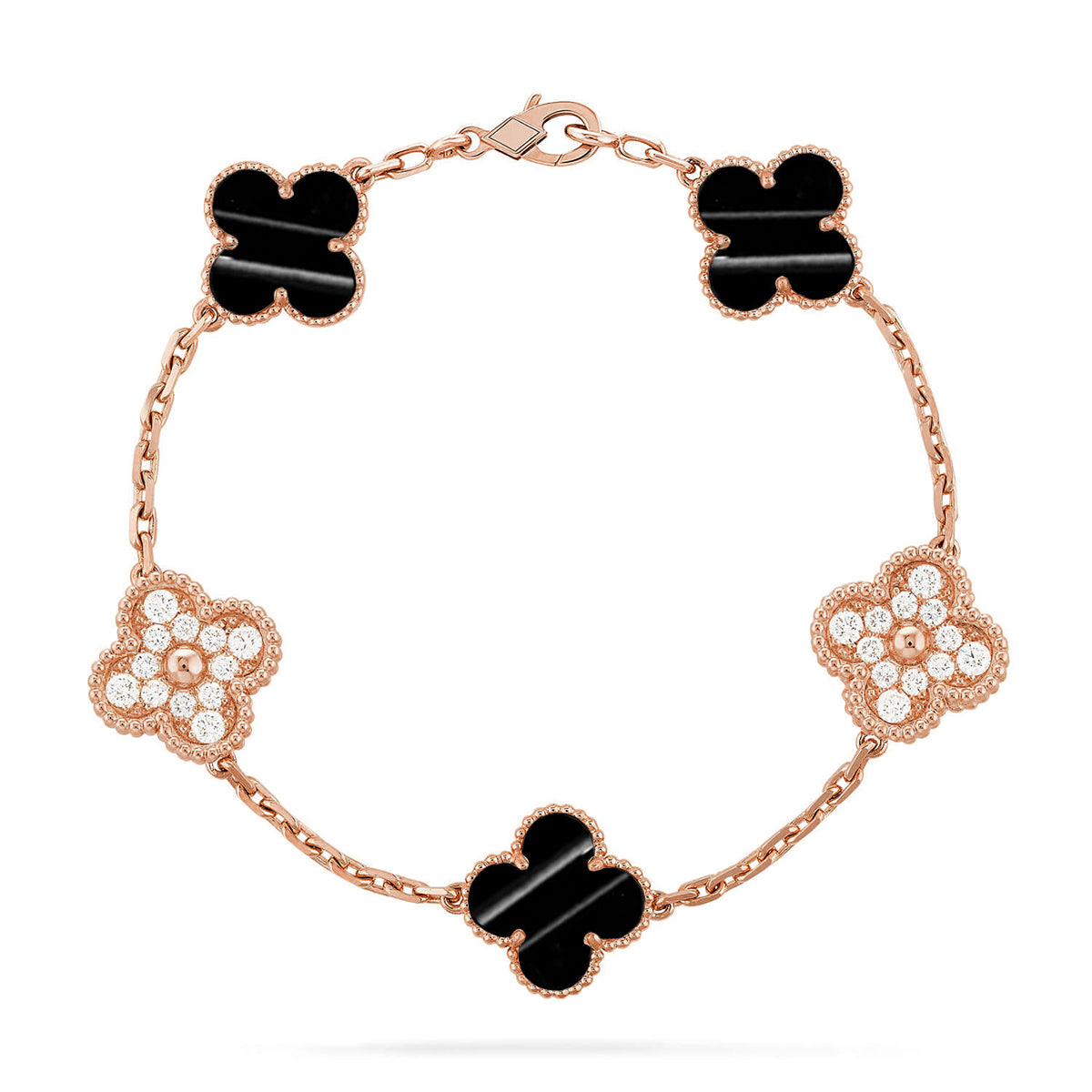 [⭐Glow Muse] CLOVER 5 MOTIF PULSAR STONE BRACELET COLLECTION