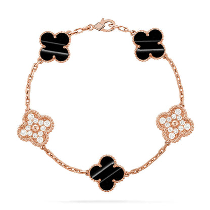 [⭐Glow Muse] CLOVER 5 MOTIF PULSAR STONE BRACELET COLLECTION