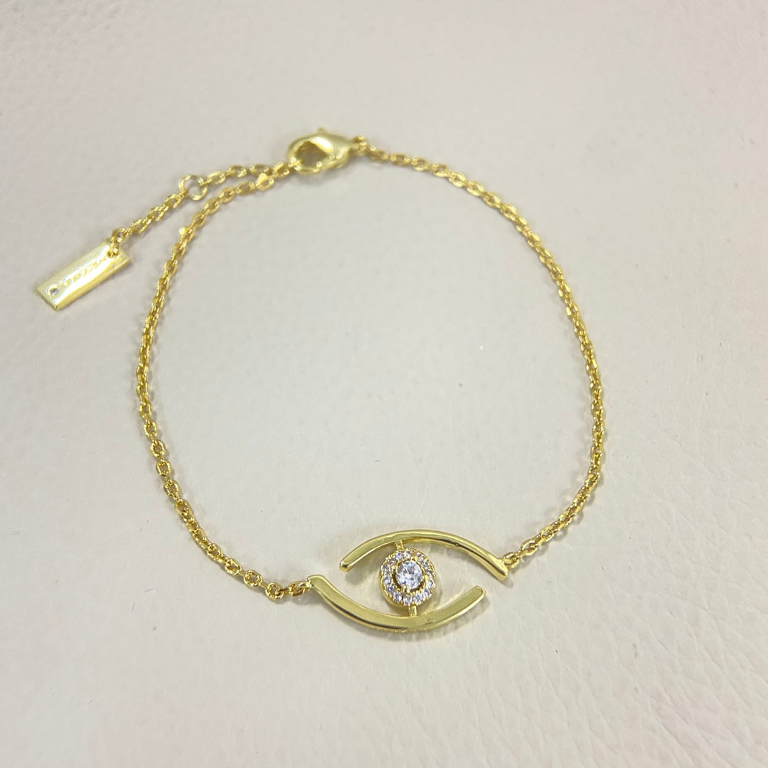 [Glow Muse]Demo Eye Pave-Set Diamond Bracelet