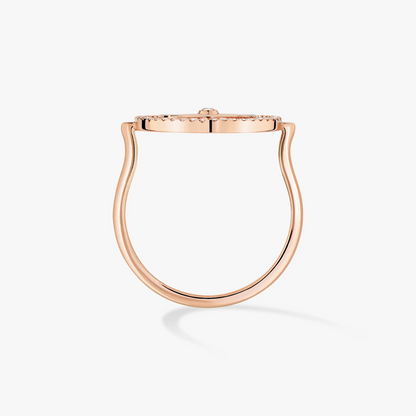 [Glow Muse]Demo MOVE PINK GOLD DIAMOND RING