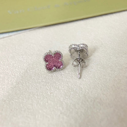[⭐Glow Muse]2026 NEW MINI CLOVER 1 MOTIF  BUBBLE PINK ENAMEL